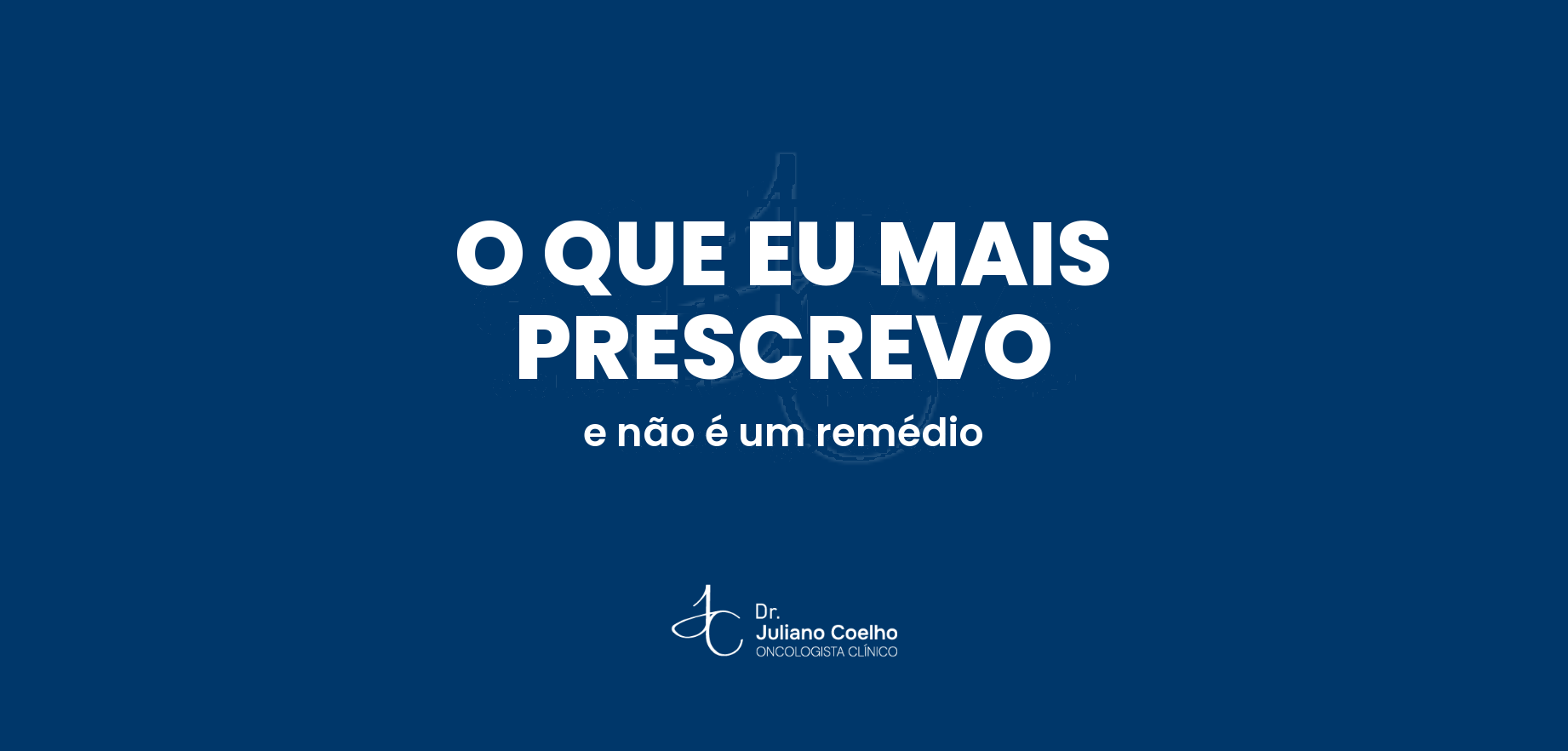 O tratamento natural para o câncer que eu mais prescrevo