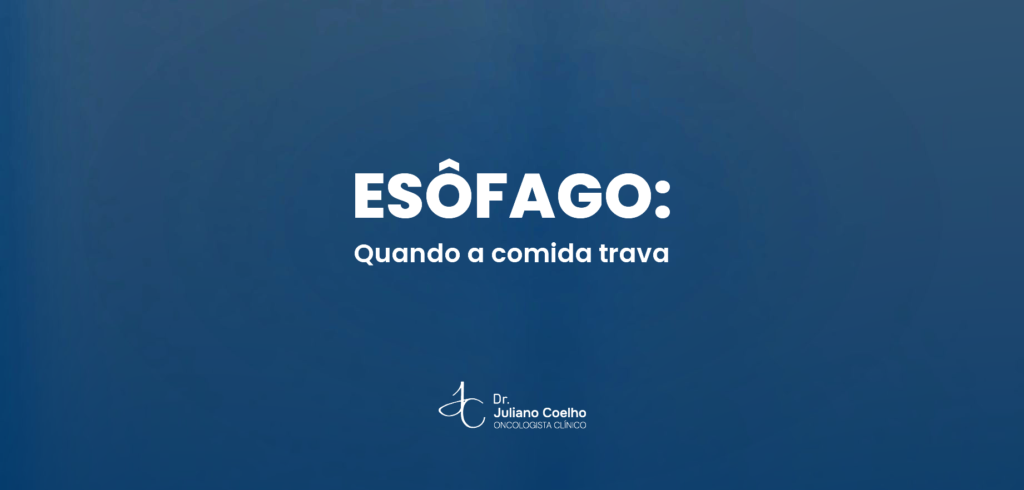 Card do artigo: cancer de esofago dificuldade para engolir