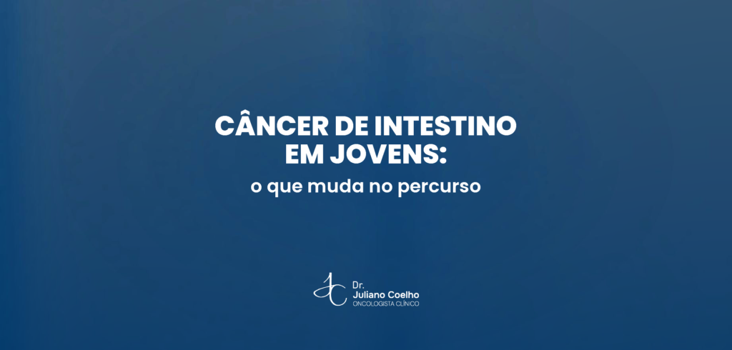 Card do artigo: cancer de intestino em jovens