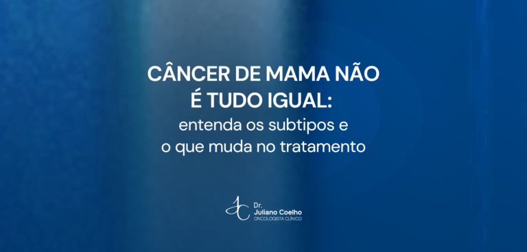 Card do artigo: cancer de mama nao e tudo igual entenda os subtipos e o que muda no tratamento