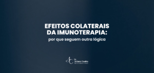 Card do artigo: efeitos colaterais da imunoterapia