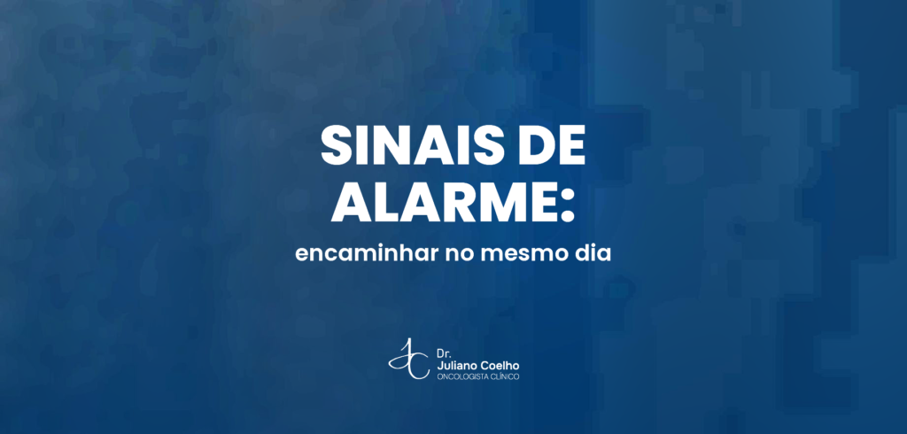 Card do artigo: sinais de alarme paciente oncologico